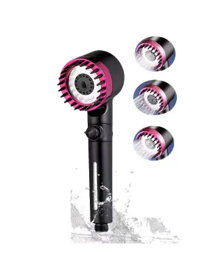 Pembe 3 Modlu Filtreli Duş Başlığı