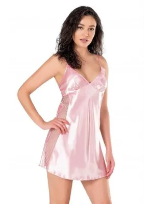 ieg™ Pembe Kısa Saten Gecelik 8105