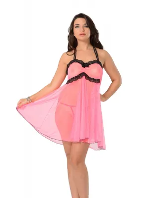 ieg™ Pembe Tül Gecelik - 662
