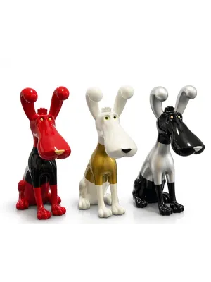 Polyester Sevimli Köpek Figürü