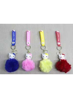 Ponponlu Hello Kitty Anahtarlık