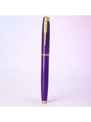 Premium Mor Metal Roller Kalem