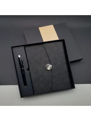Promosyon Defter Kalem Seti Siyah Renk