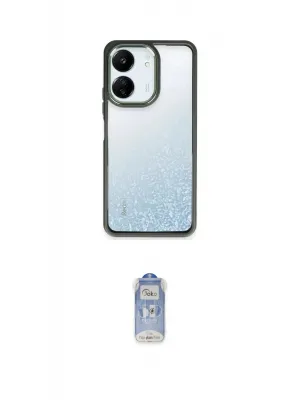 ieg™ Redmi 13C Kılıf Nova Işık Serisi - Siyah Joko Magic 5D Cam