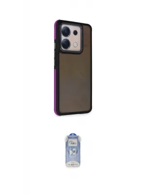 ieg™ Redmi Note 13 Pro 4G Kılıf Eksen Işık - Siyah Joko Magic 5D Cam