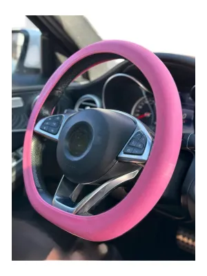 Silikon Direksiyon Kılıfı Pembe