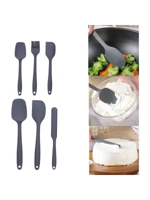 Silikon Spatula ve Fırça Seti