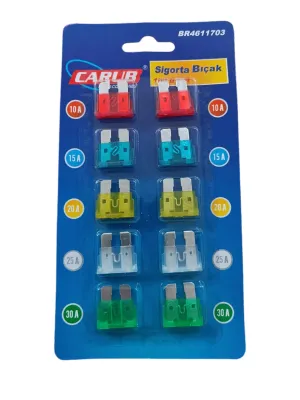 Standart Bıçak Sigorta 10lu Set