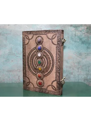 Taşlı Deri Defter Model 13