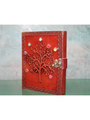 Taşlı Deri Defter Model 6