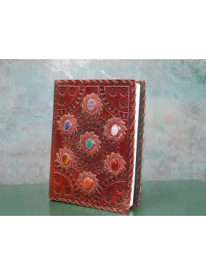 Taşlı Deri Defter Model 7