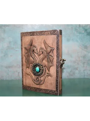 Taşlı Deri Defter Model 8