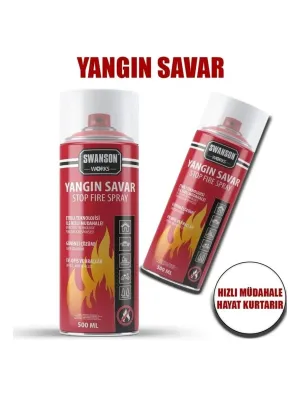 Yangın Savar Tüpü Sprey