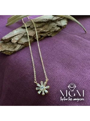 IEG - Zirkon Baget Taşlı Kolye