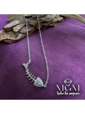 IEG - Zirkon Taşlı Kolye