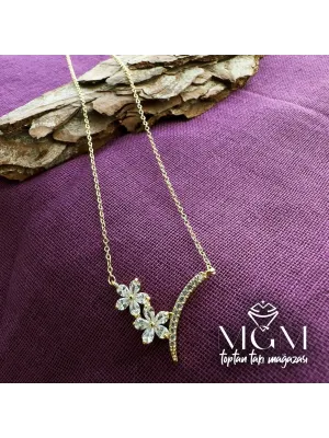 IEG - Zirkon Taşlı Kolye