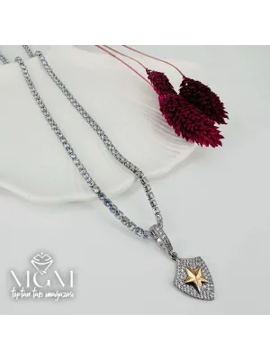 IEG - Zirkon Taşlı Kolye