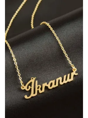 İkranur İsimli Kolye (Kişiye Özel)