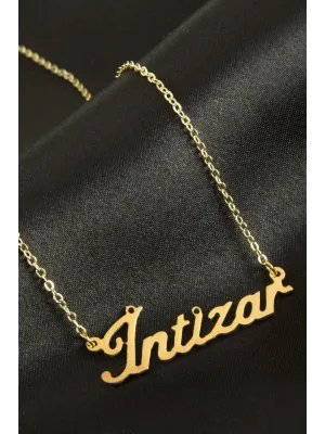 İntizar İsimli Kolye (Kişiye Özel)