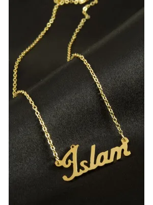 İslam İsimli Kolye (Kişiye Özel)