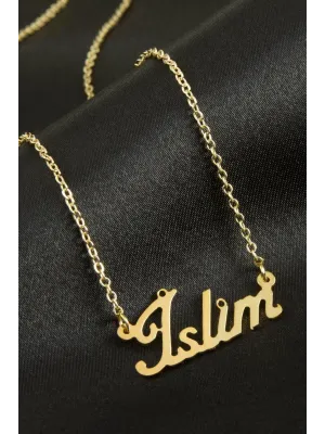 İslim İsimli Kolye (Kişiye Özel)