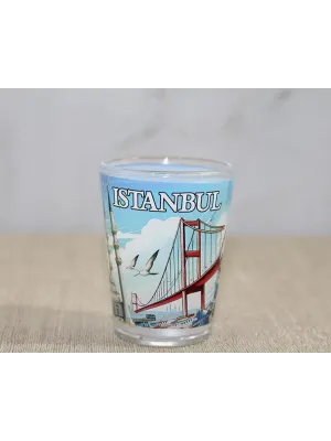 İstanbul Temalı Cam Shot Bardak Alk4357