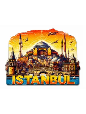 İstanbul Temalı Silikon Buzdolapı Süsü Magnet Alk5378
