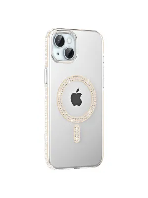 Joko Apple İphone 14 Move Taşlı Magsafe Kapak - Pembe