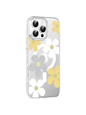 Joko Apple İphone 14 Pro Max Floral Magsafe Kapak - Sarı