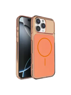 Joko Apple İphone 16 Pro Max Bruma Magsafe Kapak - Turuncu