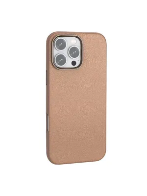 Joko Apple İphone 16 Pro Max Wonder Deri Magsafe Kapak - Bronz