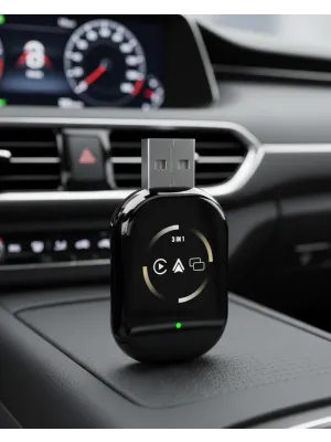 Kablosuz Carplay Android Auto Adaptörü Otomatik Eşleşme