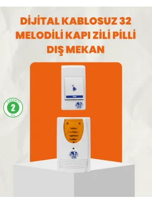 Kablosuz Kapı Zili Ev Ve Ofis İçin Konforlu Çözüm