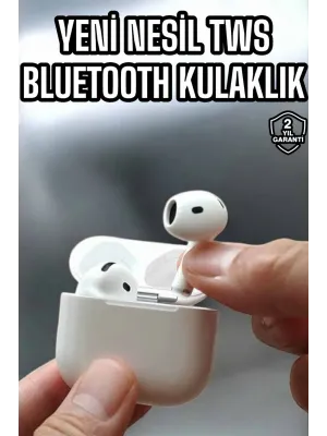 Kaliteli Ucuz İos Ve Android Uyumlu Tws Bluetooth Kulaklık Anc Özelliği