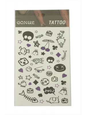 Karışık Tattoo Dövme Sticker