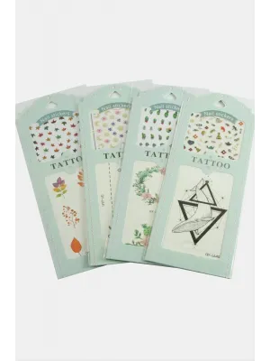 Karışık Tattoo Dövme Sticker 1 Adet