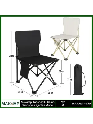 Katlanabilir Çantalı  Kamp Sandalyesi
