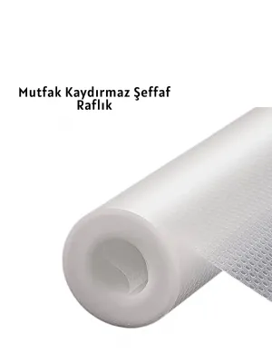 Kaydırmaz Şeffaf Raflık