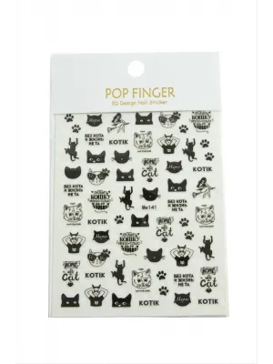 Kedi Tattoo Dövme Sticker