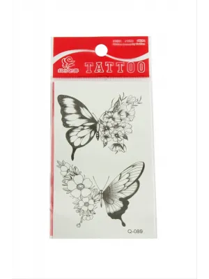 Kelebek Tattoo Dövme Sticker
