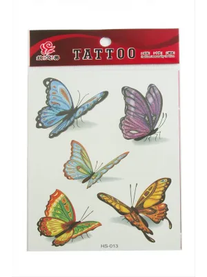 Kelebek Tattoo Dövme Sticker