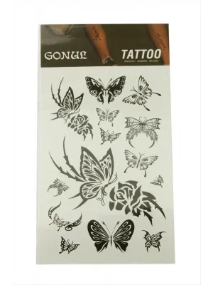 Kelebek Tattoo Dövme Sticker