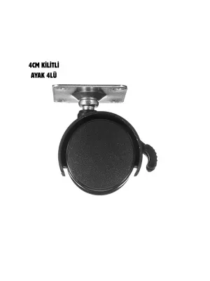 Kilitli 4cm Ayak
