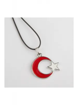 Kırmızı Ayyıldız Kolye