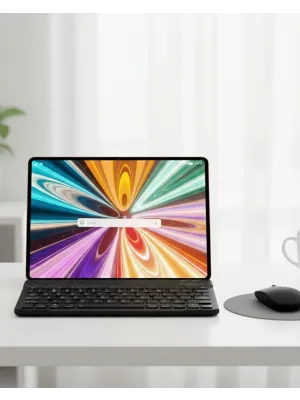 Klavyeli Tablet Pc Kalem Kılıf Ve Ekran Koruyucu Hediyeli Android Set