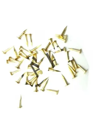 Klips, Menteşe, Ayağı Çivisi 7mm Çelik - Sarı 100gr