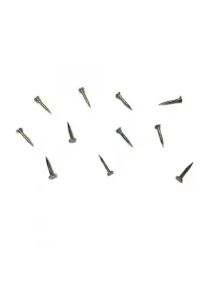 Klips, Menteşe, Ayağı Çivisi 9mm Çelik - Nikel 100gr