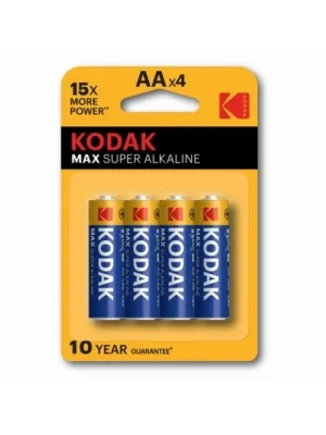 Kodak  4 Adet Max Super Alkalin Kalem Pil