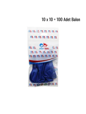 Koyu Mavi 100pcs Balon G-90a