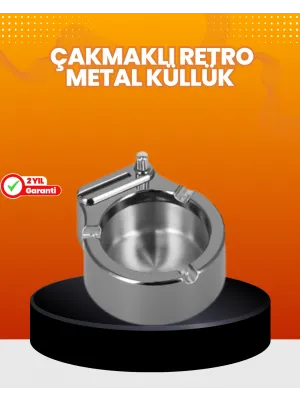 Küllük Ve Çakmak Birleşik Set Paslanmaz Çelik Gövde